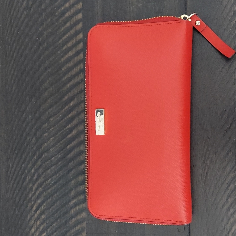 Kate spade full size wallet red